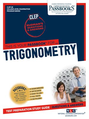 cover image of TRIGONOMETRY